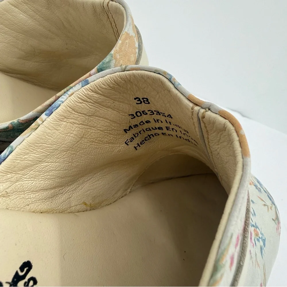 Free People Calabasas Floral Wood Clog Size 38 or US 7.5 - Picture 7 of 13